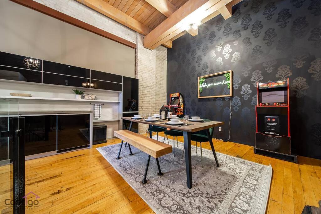Historic Jd Loft, Near Ice District, Rogers Place, Ug Parking Эдмонтон Экстерьер фото
