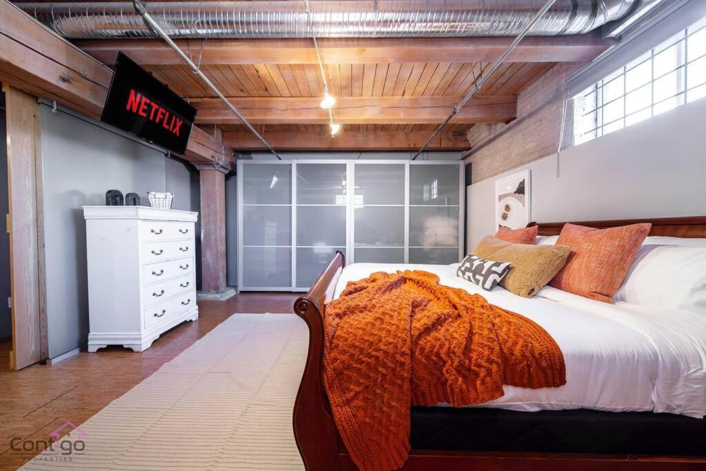Historic Jd Loft, Near Ice District, Rogers Place, Ug Parking Эдмонтон Экстерьер фото