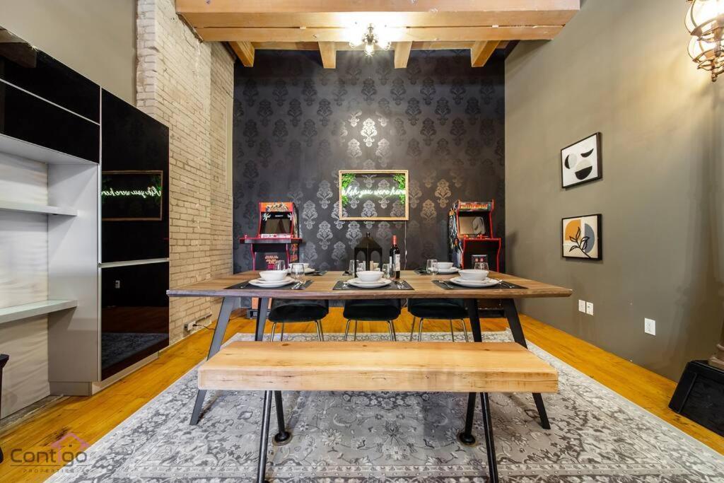 Historic Jd Loft, Near Ice District, Rogers Place, Ug Parking Эдмонтон Экстерьер фото